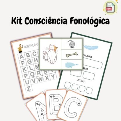 Combo Consci Ncia Fonol Gica Brinde Educa Market