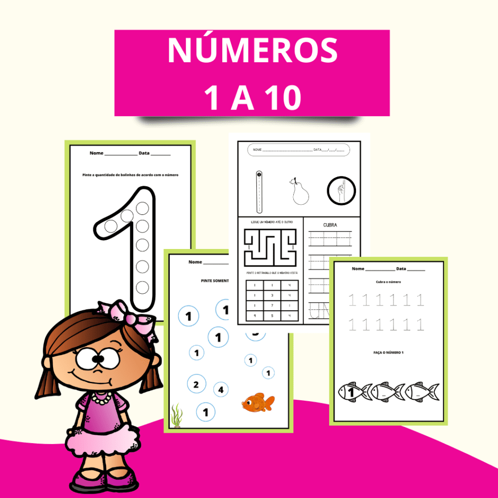 Números de 1 a 10 Educa Market