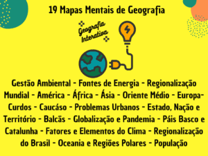19 mapas mentais de geografia