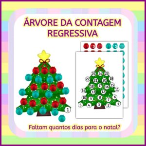 Árvore de Contagem Regressiva – Natal