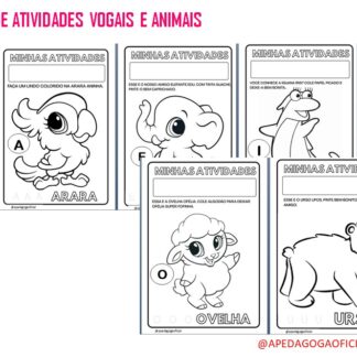 PACK DE ATIVIDADES VOGAIS E ANIMAIS