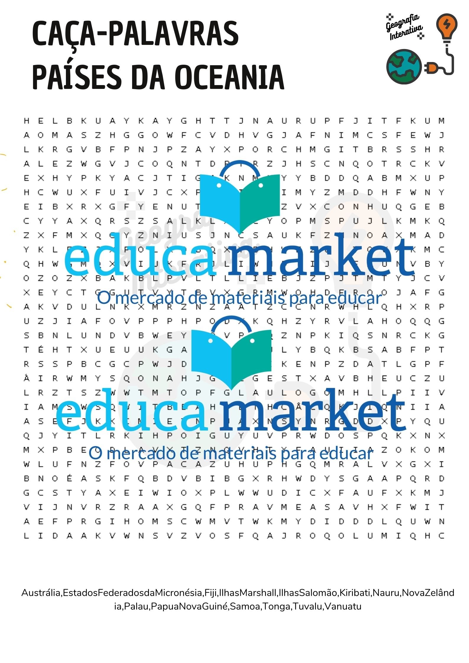 Caça-palavras - Educa Market