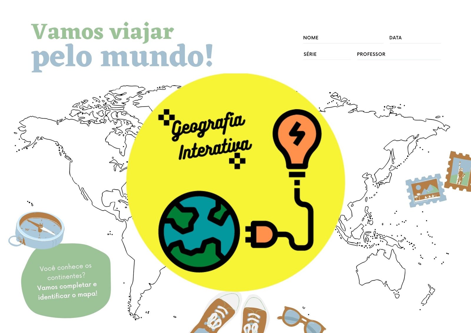 Vamos Viajar Pelo Mundo - Educa Market