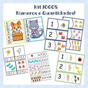 Kit Jogos Números e Quantidades – Matemática