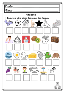 Vogais, alfabeto e encontro vocálico