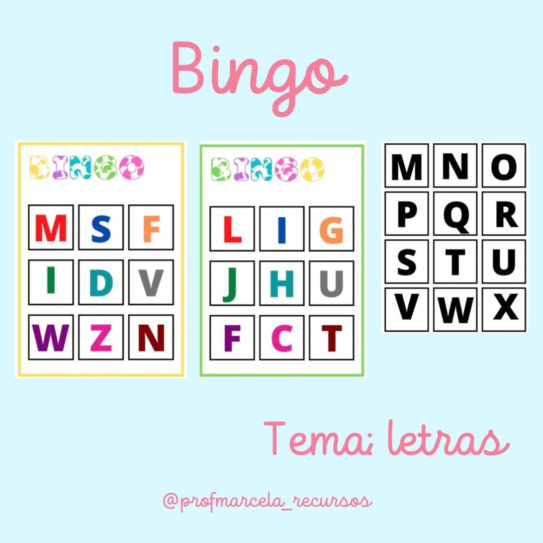 Bingo das Rimas Jogo de alfabetização - Educa Market