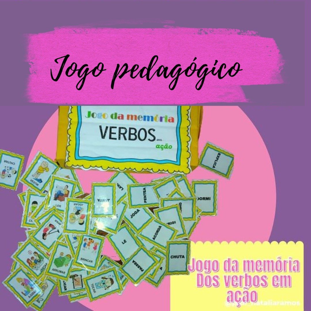 Jogo Educativo Sobre Verbos (arquivo Digital)