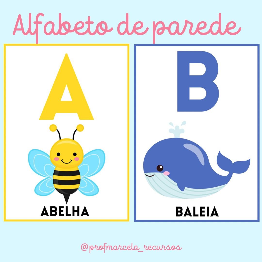 Iniciais alfabetp - Recursos de ensino