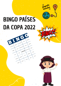 Bingo: Países da Copa 2022