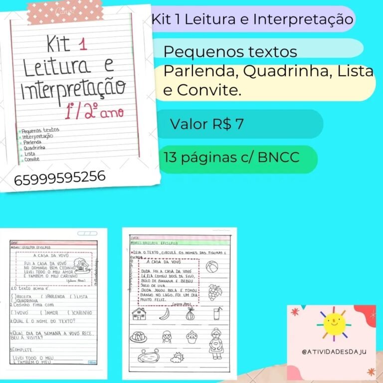 Trabalhando Com Listas Leitura E Interpretação 7613