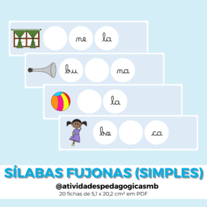Sílabas fujonas – SIMPLES (PDF)