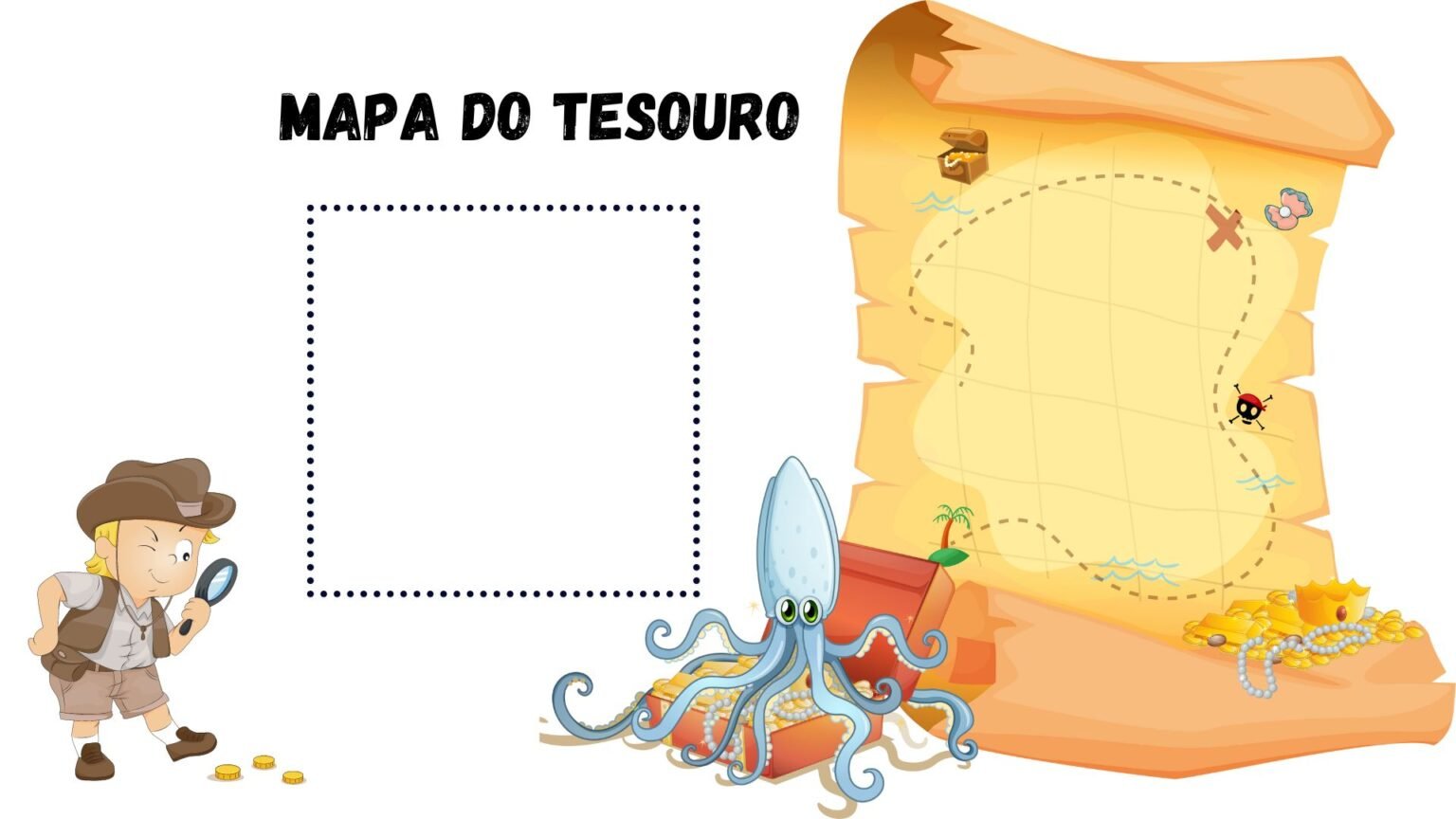 Mapa Do Tesouro Educa Market 8538