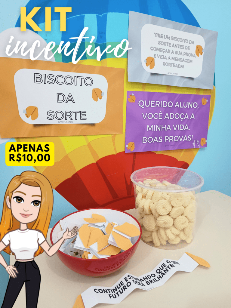 Kit Incentivo Provas Biscoito Educa Market