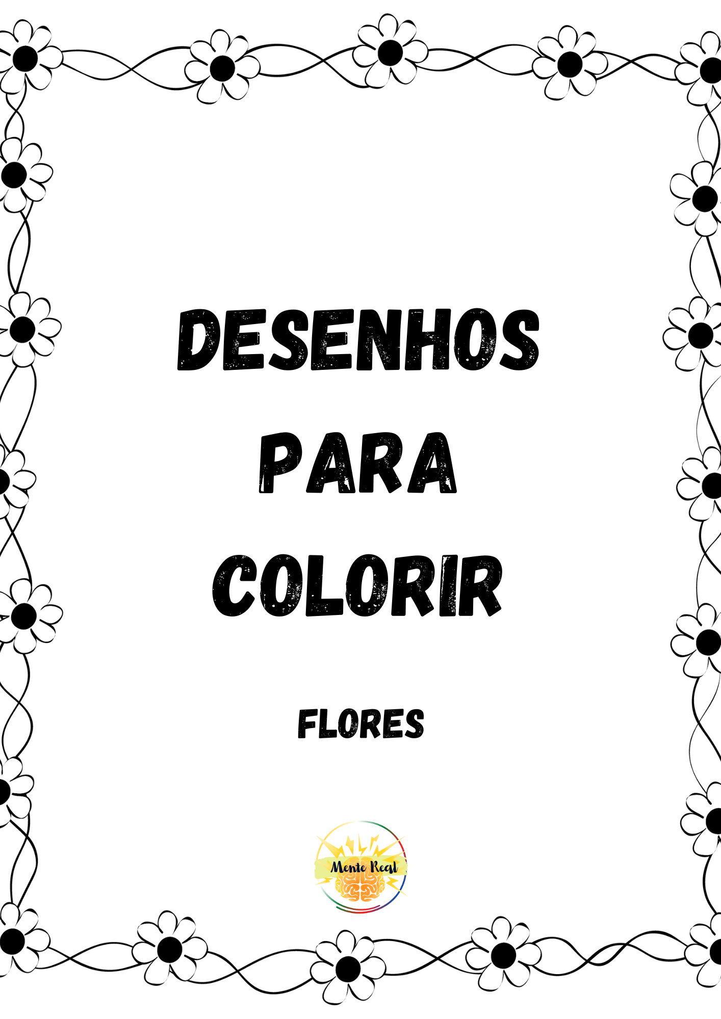 Desenhos de Flores para colorir, jogos de pintar e imprimir