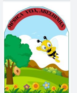 Luva musical: Voa, voa abelhinha.