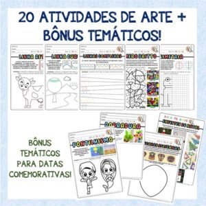 20 Atividade de ARTE + Bônus!