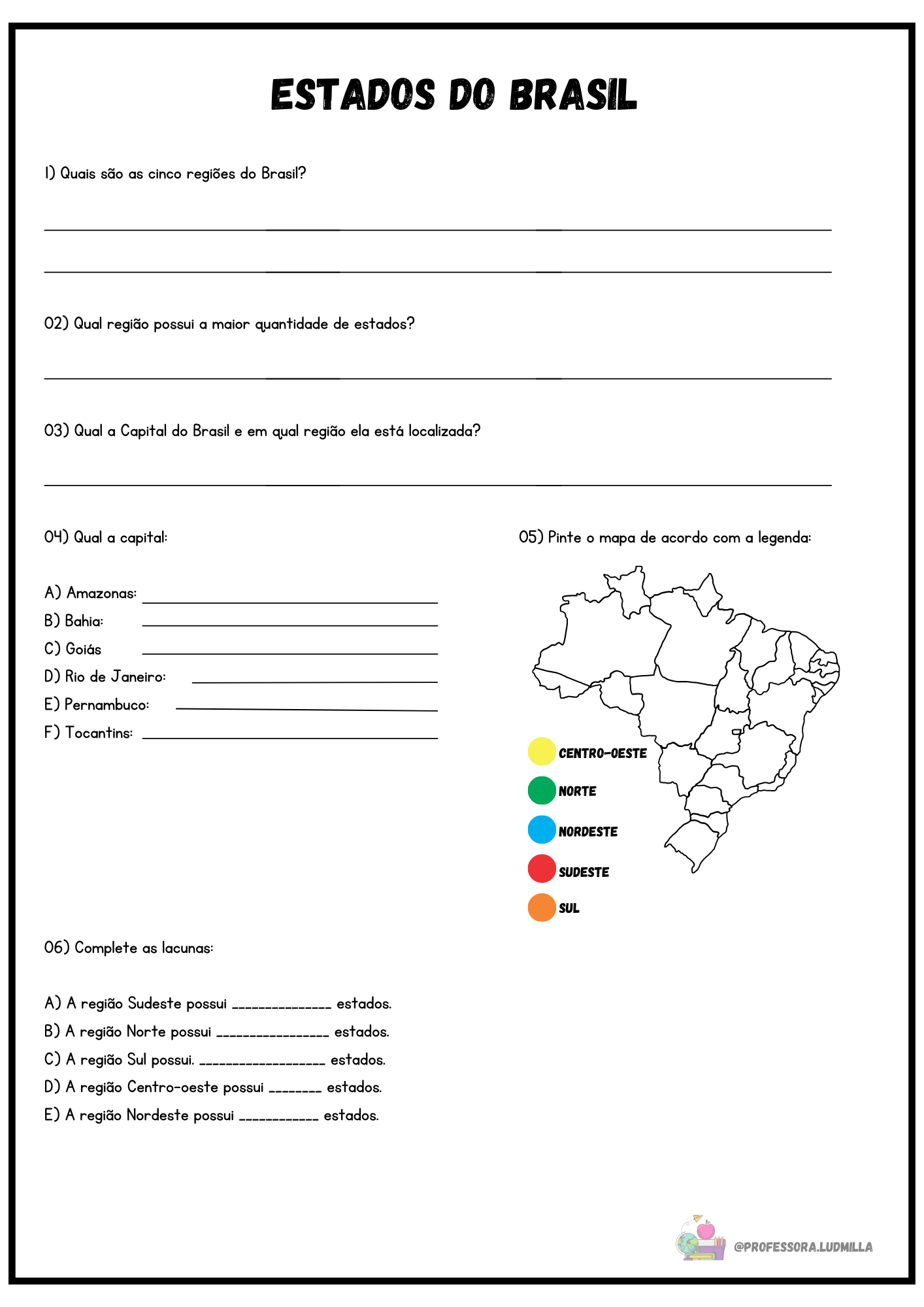 Pack Estados Brasileiros - Educa Market