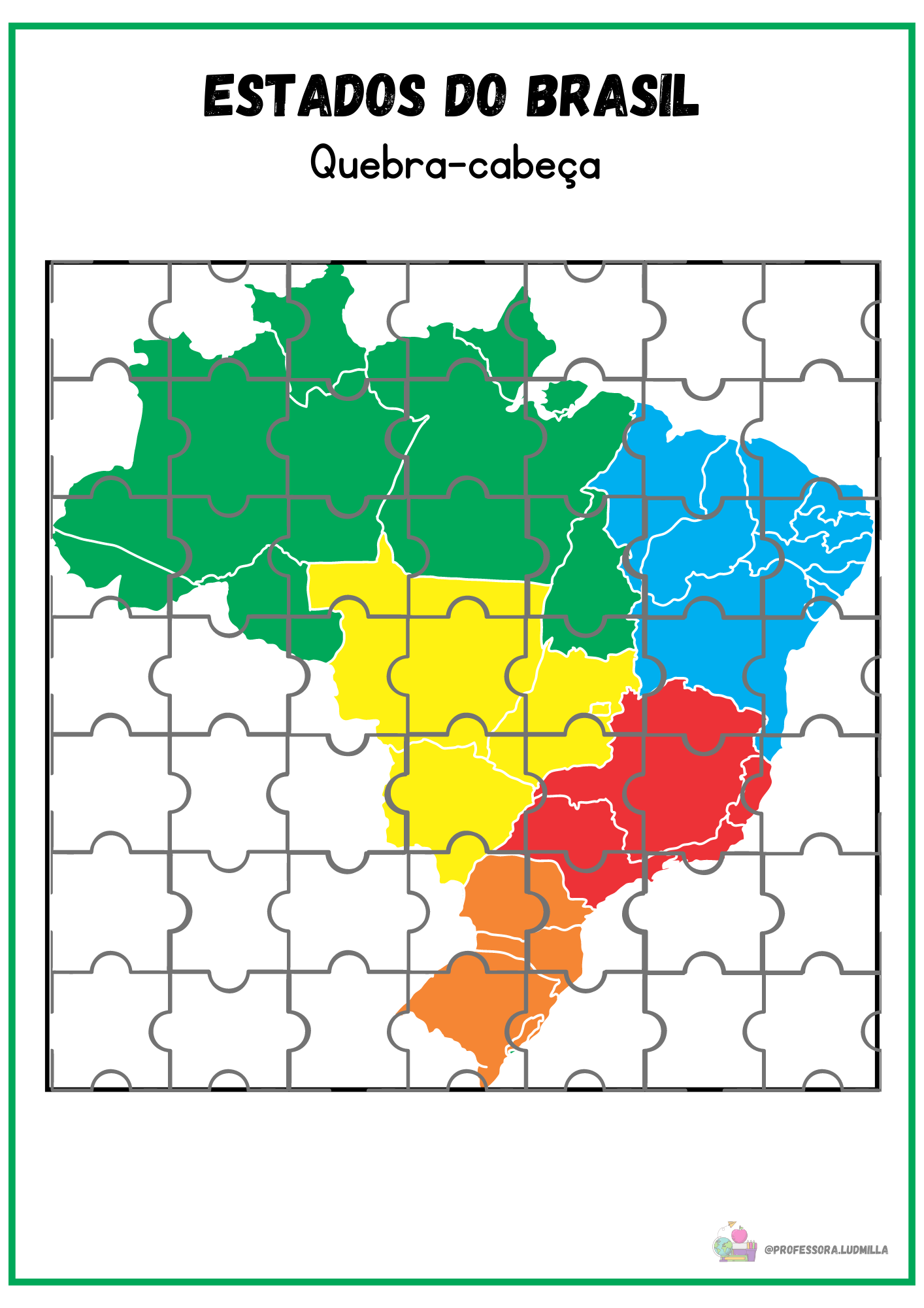 Caça-Palavras dos Estados Brasileiros