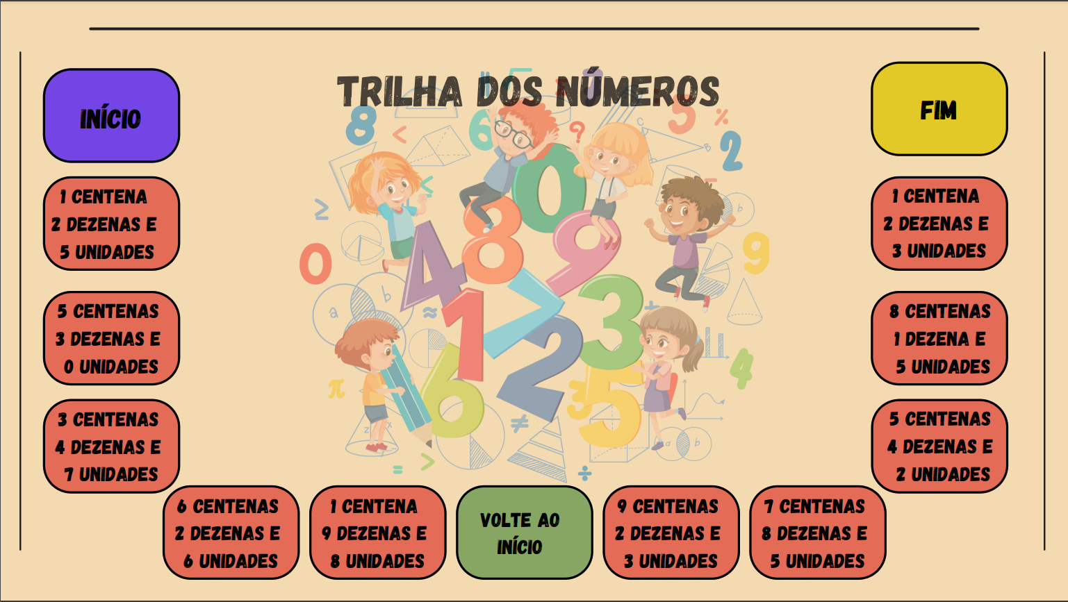 TRILHA DA TABUADA (VENDA)  Tabuada, Fichas de exercícios de matemática,  Jogos matemáticos ensino fundamental