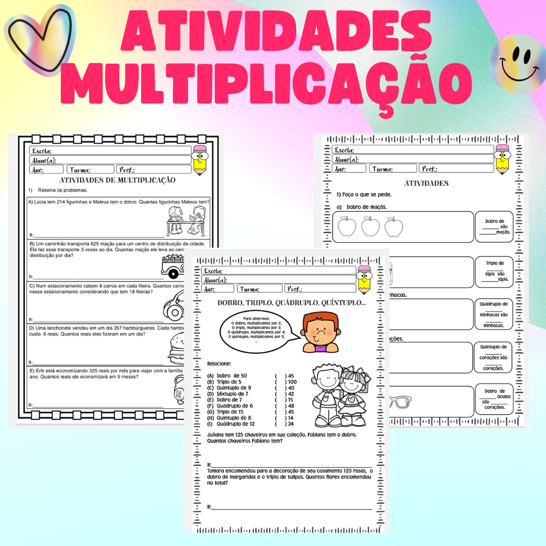 Multiplicação 3 Ano B