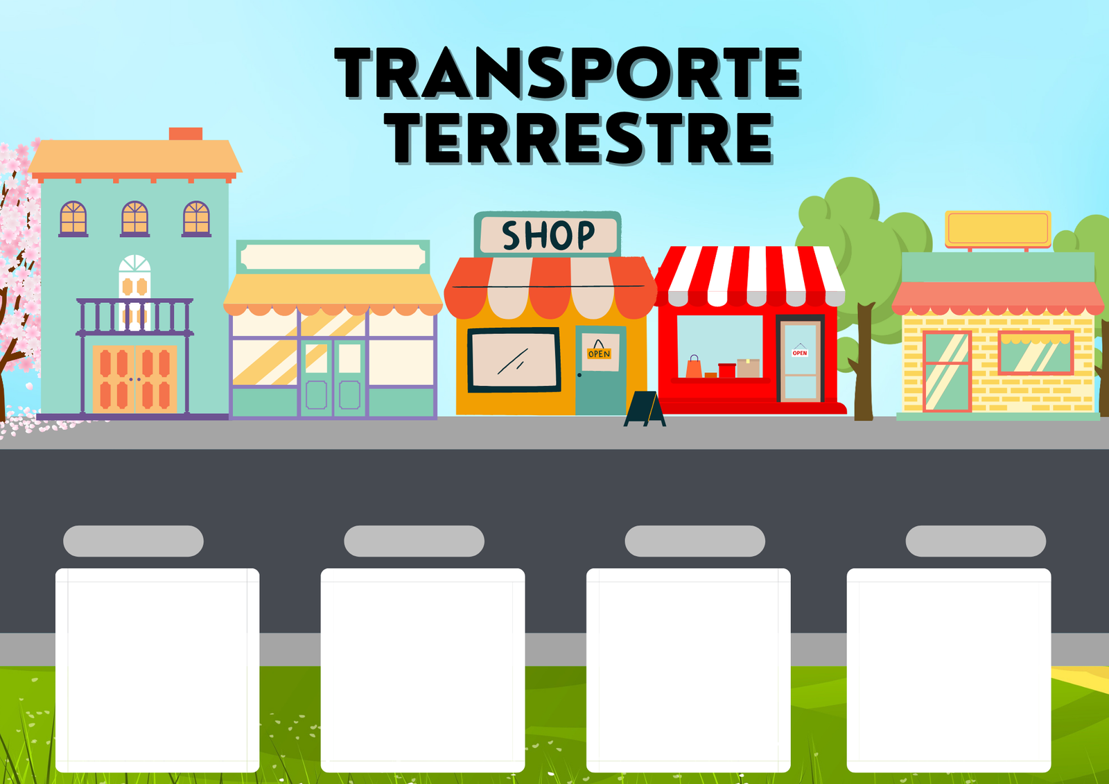 Meios De Transporte Aéreo Terrestre E Aquático Educa Market 9582