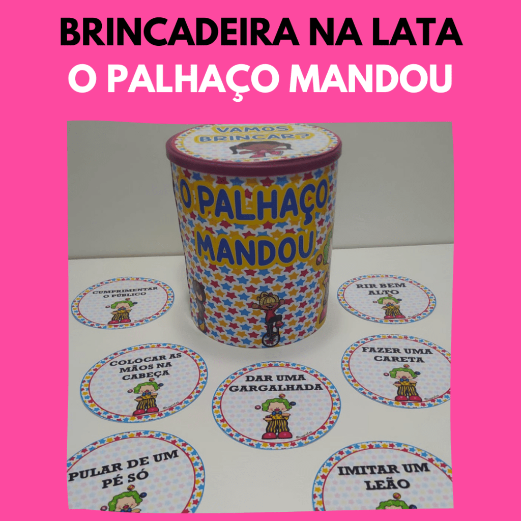 Brincadeira Na Lata O Palha O Mandou Educa Market