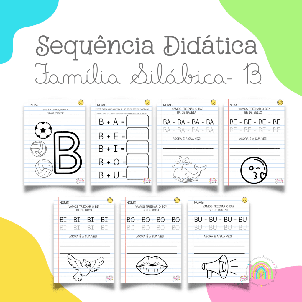 SEQUÊNCIA DIDÁTICA - LETRA B - Educa Market