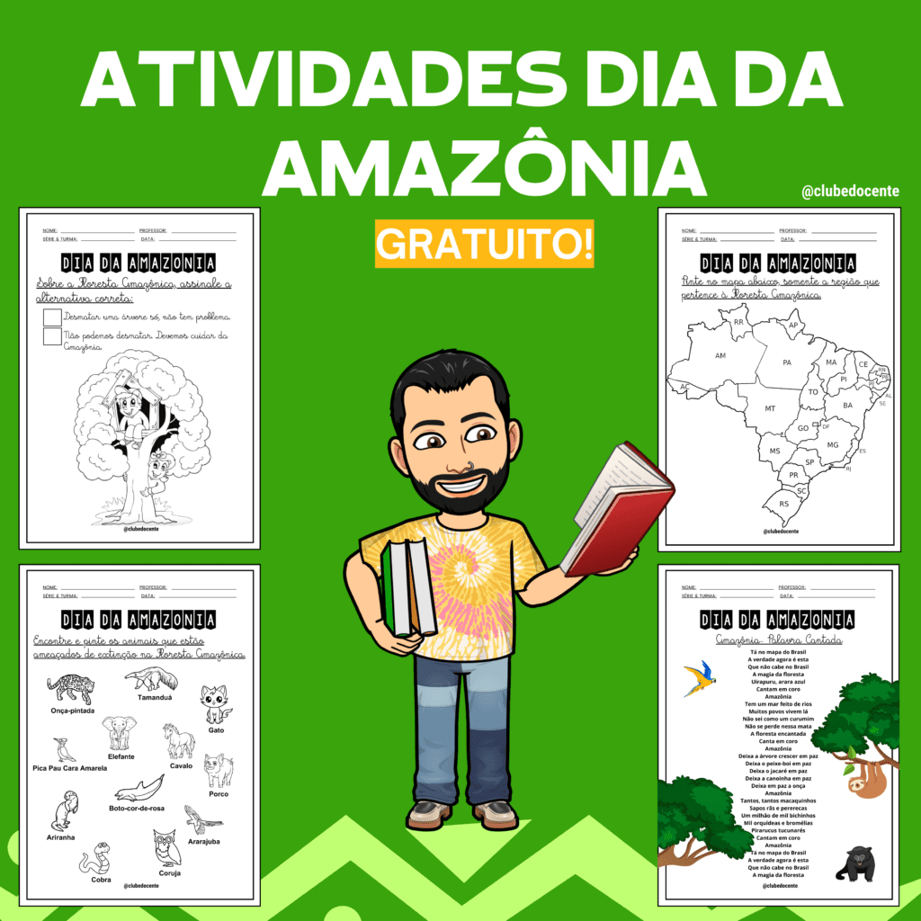 40 Atividades sobre o Dia da Amazônia para Imprimir - Online Cursos  Gratuitos