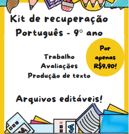 Kit de Recuperação de Português – 9º ano