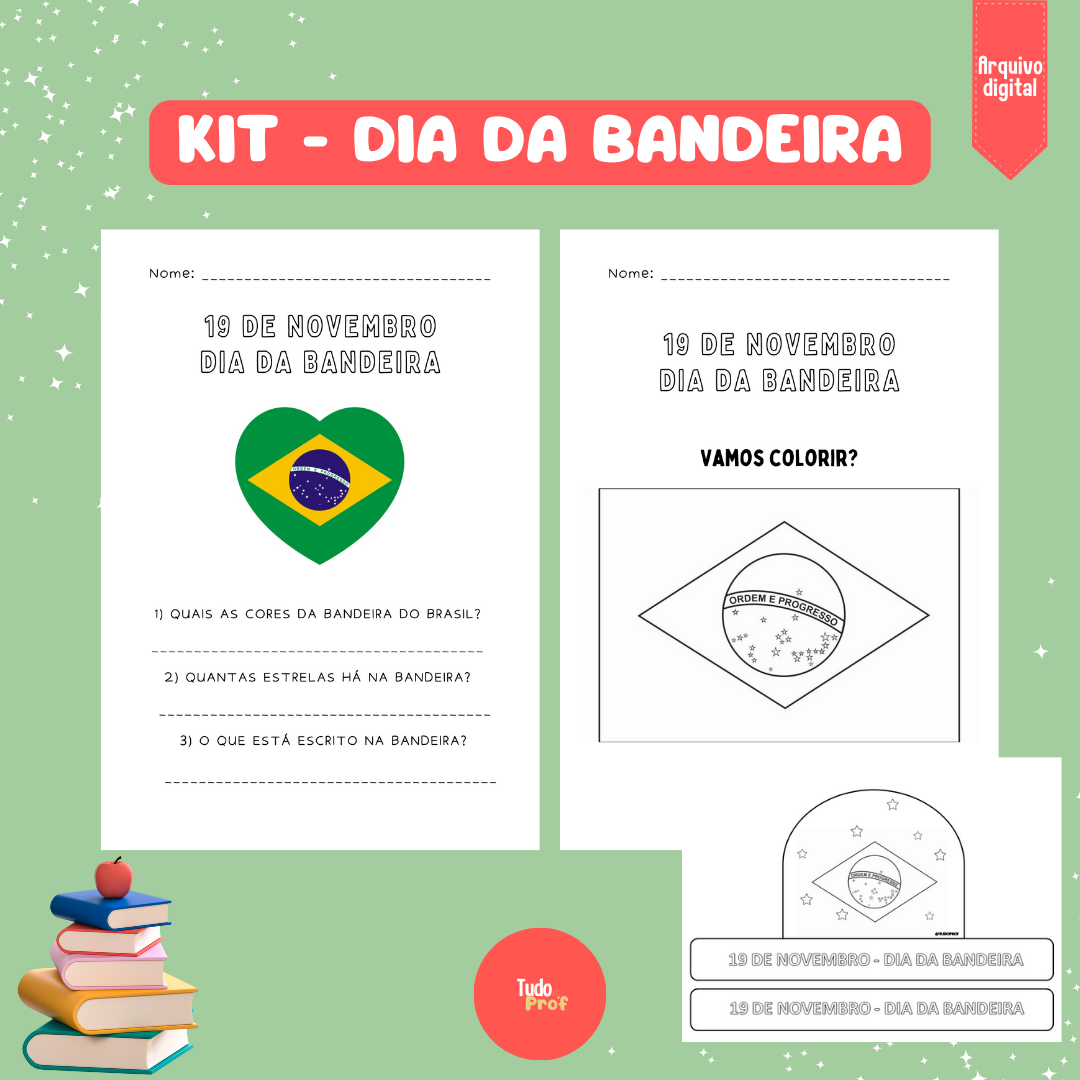 3 Quebra-cabeças: Bandeiras do Brasil - Educa Market