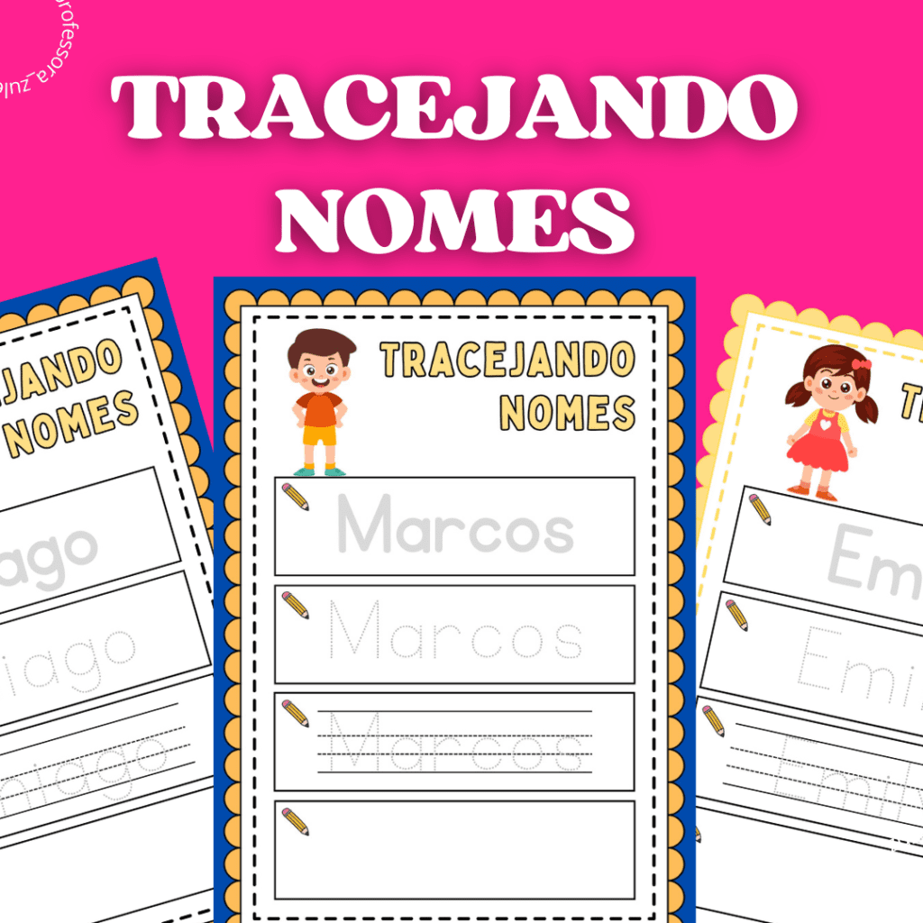 Tracejando Nomes Educa Market 7270