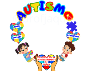 Bambolê para foto dia da conscientização do autismo