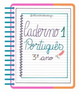 CADERNO 1 Português 3° Ano . (Reformulado)