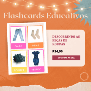 Flashcards Educativos: Descobrindo Roupas