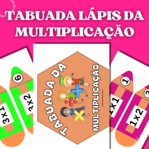 Tabuada Lápis da multiplicação
