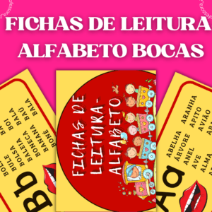 FICHAS DE LEITURA- ALFABETO BOCA