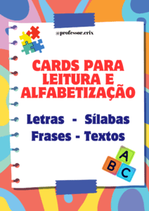 EJA – Cards para Leitura e Alfabetização