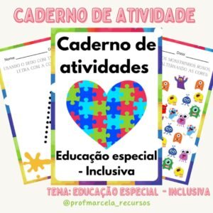 Caderno de atividade educação especial