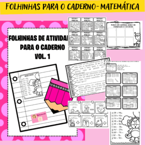 matemática folhinhas de atividades para o caderno vol.1