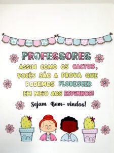 Painel Bem – vindos Professores