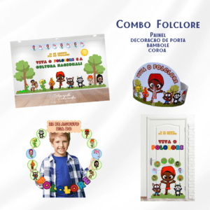 FOLCLORE – Kit de decoração+coroa