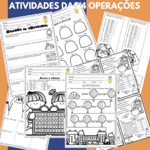 atividades as 4 operações 3º ano