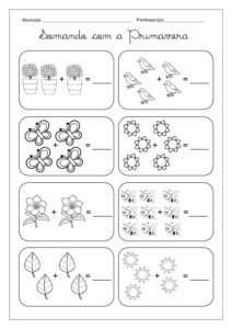 Atividade ADIÇÃO – Primavera