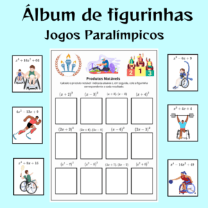 Produtos Notáveis – Álbum de figurinhas: Paraolimpíadas