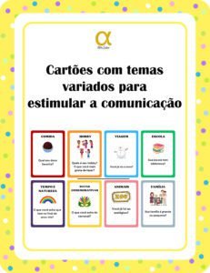 Cards para estimular a comunicação