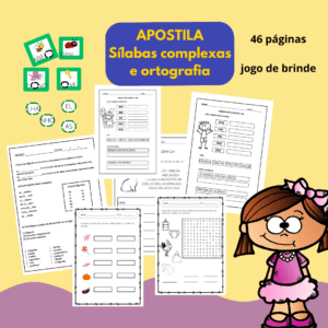 Apostila sílabas complexas e ortografia