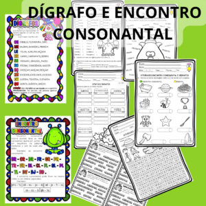 Dígrafo e encontro consonantal atividades