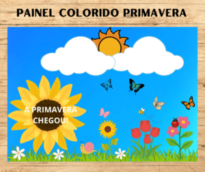 PAINEL COLORIDO PRIMAVERA