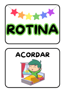 ROTINA DIÁRIA CARDS