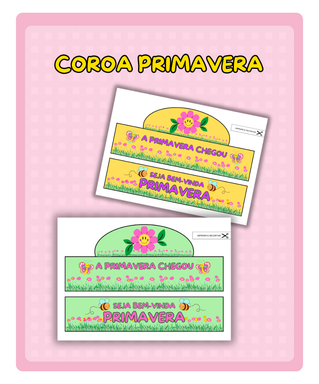 coroa da primavera, coroa de primavera, coroa tema primavera, coroa primavera educação infantil, recurso pedagógico para primavera, atividades de primavera, primavera, primavera na educação infantil, lembrancinha de primavera educação infantil, atividade pedagógica primavera